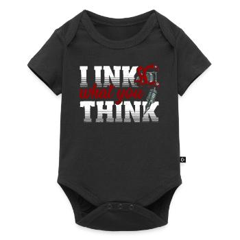 J’encre ce que vous pensez Tatoueur - Body à manches courtes Premium Bébé - noir - Devant
