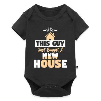 This Guy Just Bought A New House - Baby Premium short-sleeve bodysuit - black - Front