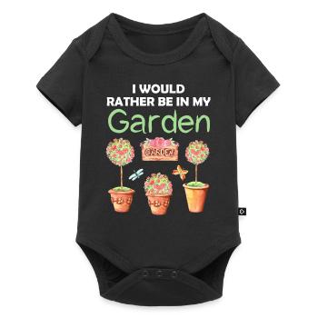Garden Funny Saying Hobby Gardener Gift Idea - Baby Premium short-sleeve bodysuit - black - Front