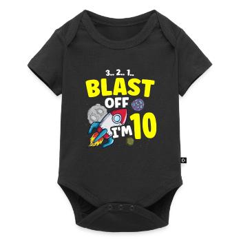 I am 10th scientific - Baby Premium short-sleeve bodysuit - black - Front