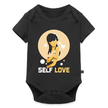 Self-love Self-love Positively Sweet - Baby Premium short-sleeve bodysuit - black - Front