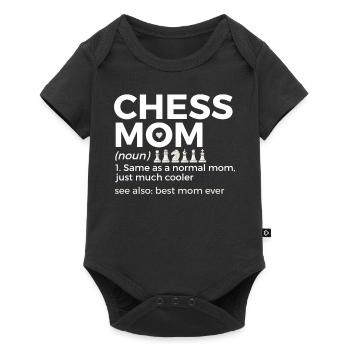 Chess Player - Baby Premium short-sleeve bodysuit - black - Front