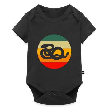Retro Snake - Baby Premium short-sleeve bodysuit - black - Front