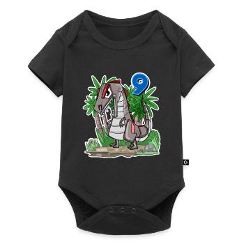 Garçons 9 ans 9ème anniversaire Garçons Dino Shirt - Body à manches courtes Premium Bébé - noir - Devant