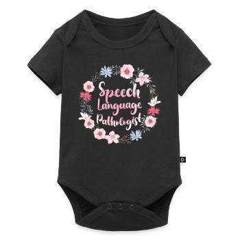 Speech Therapist Therapy Assistant - Baby Premium short-sleeve bodysuit - black - Front