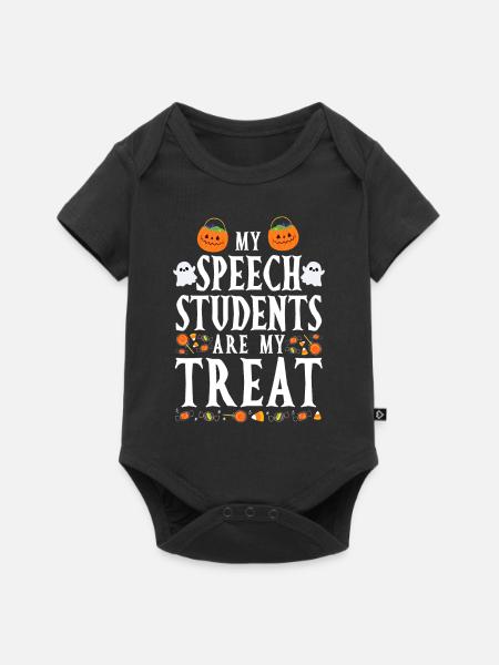 Speech Therapist Therapy Assistant - Baby Premium Kurzarmbody - Schwarz