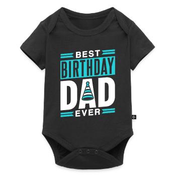 Best Birthday Papa Daddy Daddy Party - Baby Premium short-sleeve bodysuit - black - Front