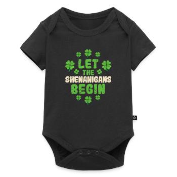 Let the Shenanigans Begin St. Patrick's Day - Baby Premium short-sleeve bodysuit - black - Front