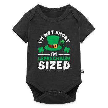 Irish St. Patrick's Day I'm not small - Baby Premium short-sleeve bodysuit - black - Front