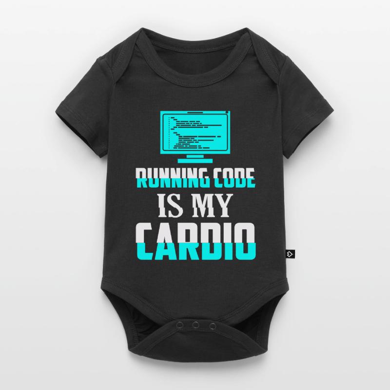 Running Code est mon logiciel de codage cardio Body à manches courtes Premium Bébé