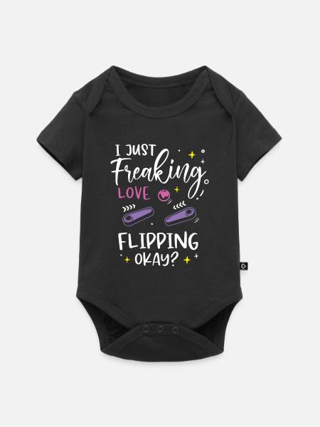 Frettchen - Baby Premium Kurzarmbody - Schwarz