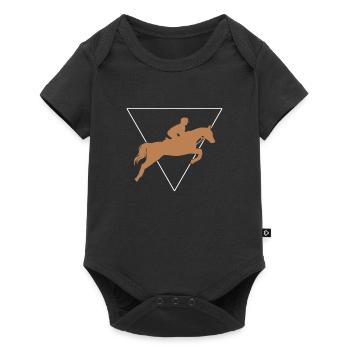 Equitation - Baby Premium short-sleeve bodysuit - black - Front