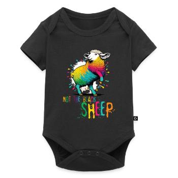 Not The Black Sheep - Baby Premium short-sleeve bodysuit - black - Front