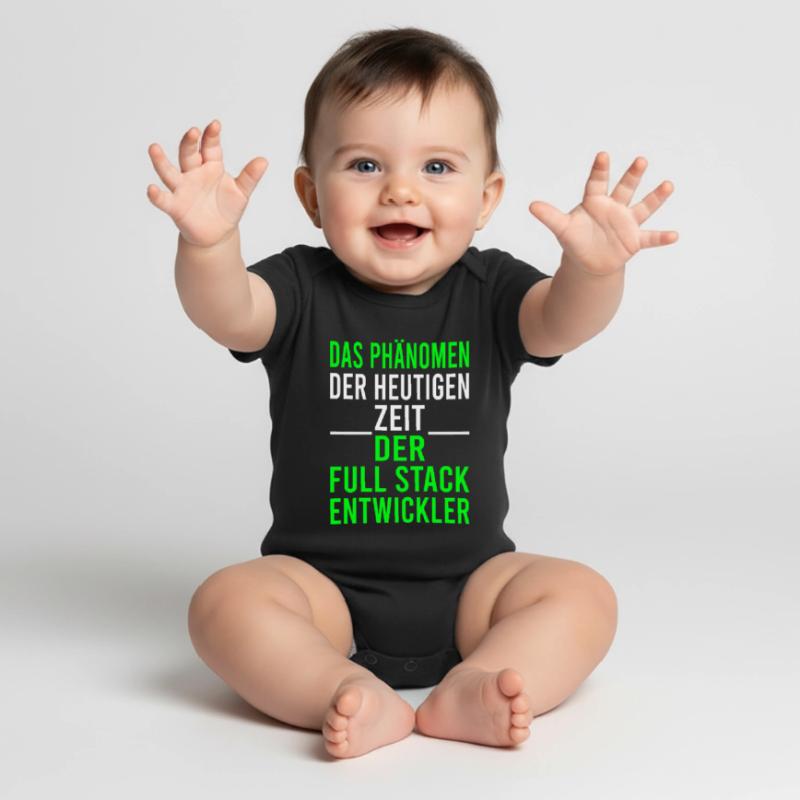 Informatik Programmierer Full Stack Entwickler Baby Premium Kurzarmbody