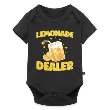 Limonadenstand Zitronensaft Limonade Geschäft - Baby Premium Kurzarmbody - Schwarz - Vorne