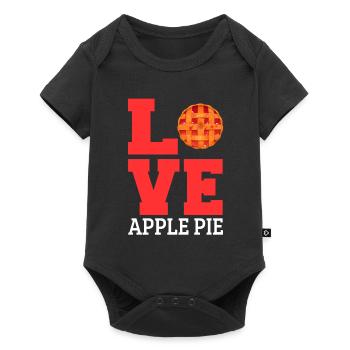 Apple pie - Baby Premium short-sleeve bodysuit - black - Front