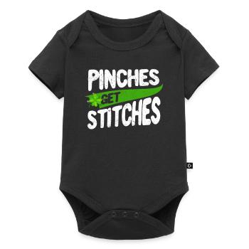 St Patrick's Day Clover Lucky Irish Pinches Get - Baby Premium short-sleeve bodysuit - black - Front