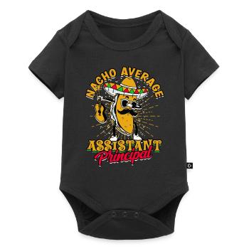 Head of School Deputy Head of School Gift - Baby Premium short-sleeve bodysuit - black - Front