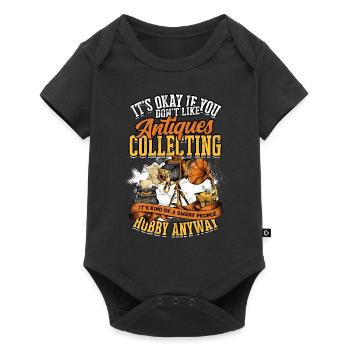 Antiques Antiques Antique Collector Antiques - Baby Premium short-sleeve bodysuit - black - Front