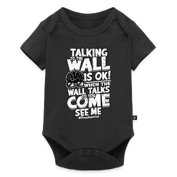 psychiatrist gift therapy gift idea psycholo - Baby Premium short-sleeve bodysuit - black - Front