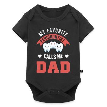 Dentist, periodontist - Baby Premium short-sleeve bodysuit - black - Front