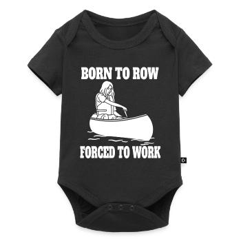 Rower funny rower rowing saying rowing club - Baby Premium short-sleeve bodysuit - black - Front