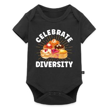 Breakfast Pancakes Pancakes Lover Fluffi - Baby Premium short-sleeve bodysuit - black - Front