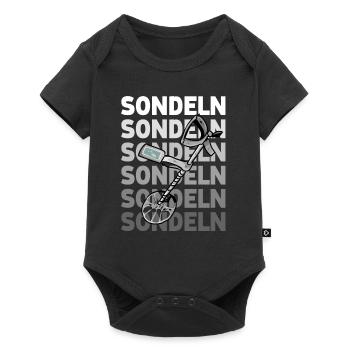 Sondeln - Baby Premium Kurzarmbody - Schwarz - Vorne