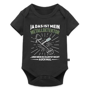 Sondeln - Baby Premium Kurzarmbody - Schwarz - Vorne