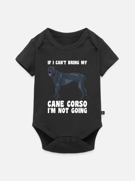 Cane Corso - Baby Premium Kurzarmbody - Schwarz