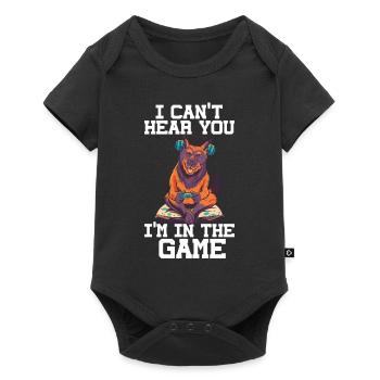 Gaming Dog - Baby Premium short-sleeve bodysuit - black - Front