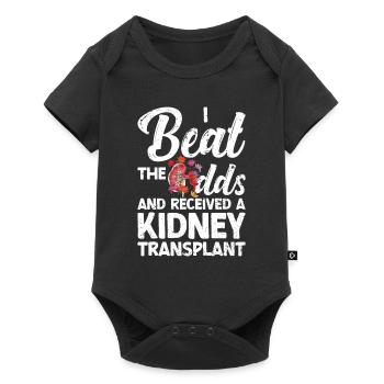 Kidney donor - Baby Premium short-sleeve bodysuit - black - Front