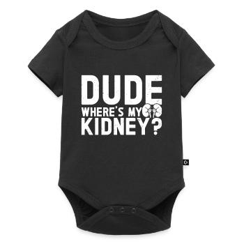 Kidney donor - Baby Premium short-sleeve bodysuit - black - Front