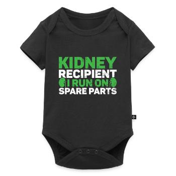 Kidney donor - Baby Premium short-sleeve bodysuit - black - Front