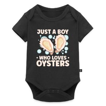 Oyster Lovers Funny Oyster Oyster Shucker - Baby Premium short-sleeve bodysuit - black - Front