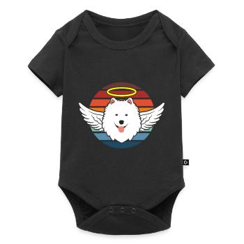 Angelhound Rétro - Body à manches courtes Premium Bébé - noir - Devant