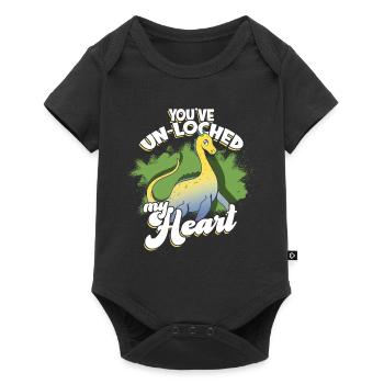 lochlochlochness geschenkidee geschenk - Baby Premium Kurzarmbody - Schwarz - Vorne