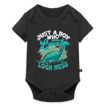 lochlochlochness geschenkidee geschenk - Baby Premium Kurzarmbody - Schwarz - Vorne