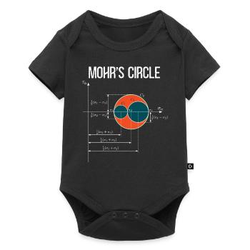 Ingénieur en mécanique de l’état de contrainte de Mohr’s Circle - Body à manches courtes Premium Bébé - noir - Devant