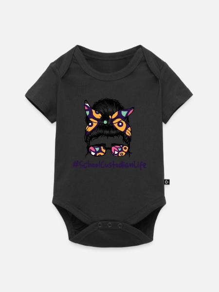 Schulbeamte - Baby Premium Kurzarmbody - Schwarz