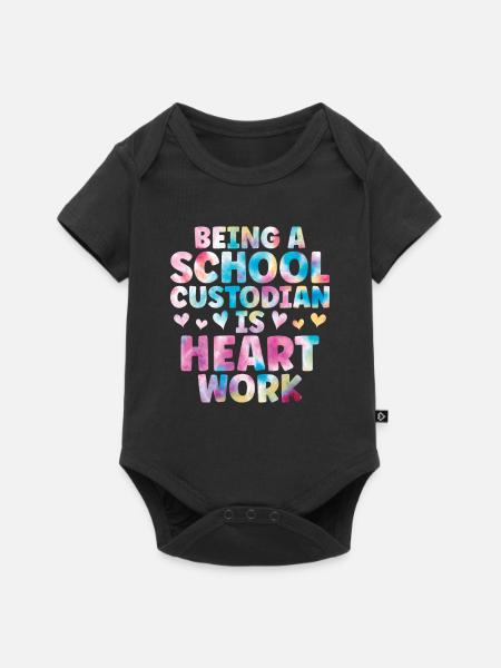 Schulbeamte - Baby Premium Kurzarmbody - Schwarz