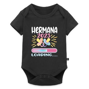 Hermana 2023 - Body à manches courtes Premium Bébé - noir - Devant