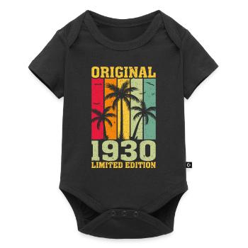 Original limited edition of 1930 - Baby Premium short-sleeve bodysuit - black - Front