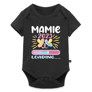Mamie 2023 Chargement - Body à manches courtes Premium Bébé - noir - Devant