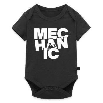 Professional Work - Mechanic - Baby Premium short-sleeve bodysuit - black - Front