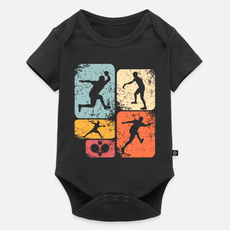 Ping-pong - Body à manches courtes Premium Bébé - noir