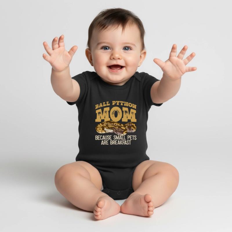 Ballpython Mutter Banane Königspython Body à manches courtes Premium Bébé