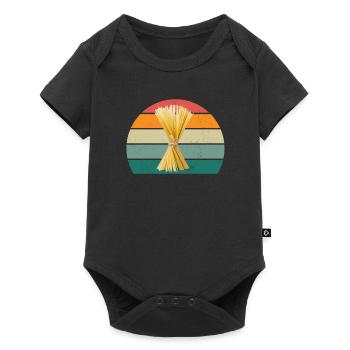 Pasta Spagehtti Farfalle Dough Grain Pasta - Baby Premium short-sleeve bodysuit - black - Front
