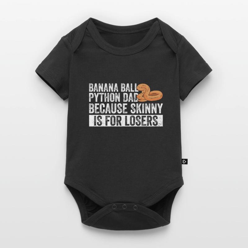 Königspython Banana Ball Python Baby Premium short-sleeve bodysuit