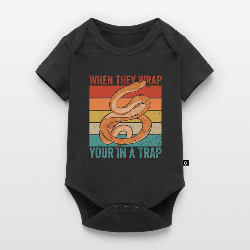 Königspython Bananenkugel Python Baby Premium Kurzarmbody